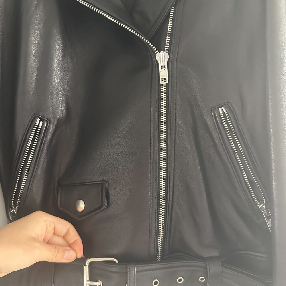 ACNE STUDIOS inspired genuine lamb leather rider jacket - Picture 5 of 8
